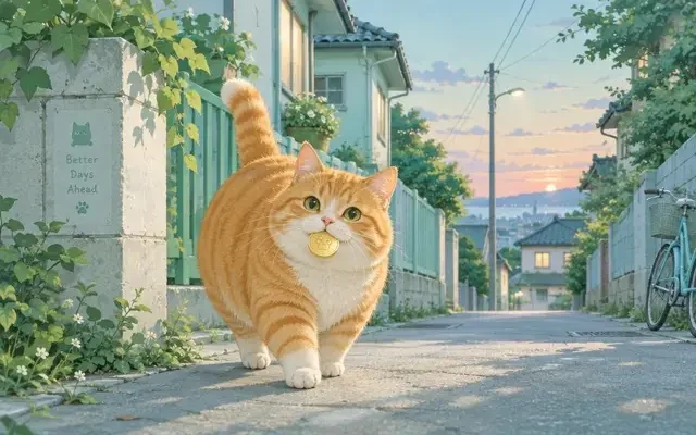 网红黑料 · 小区流浪猫连续一周叼来硬币，监控拍下全过程引热议 配图