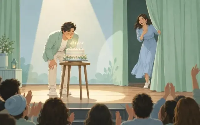 网红黑料 · 演员生日会现场，神秘嘉宾现身引发尖叫 配图