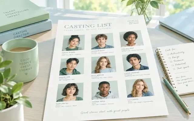 网红黑料 · 线报：一份流出的 casting 名单，几位新人引关注 配图